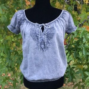 3/$20 Chado Lightweight Short Sleeve Top
